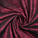 Polyester froissé Lola rouge lie de vin