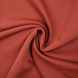 Orange-red polyester twill