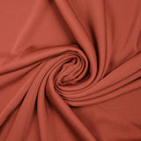 Crêpe de polyester orange brûlé