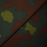 Military green camouflage cotton gabardine