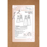 Patrón de vestimenta de coco de alta costura