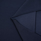 Crêpe polyester envers jersey bleu marine