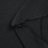 Crepe de poliéster texturado negro