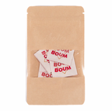 Étiquettes tissées "Boom boom" x 5