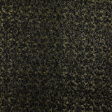 Dentelle polyester fantaisie dorée brodée lurex noir