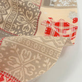 Polycotton printed Christmas Fower Filcelle Forte