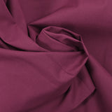 Coton uni lie de vin