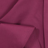 Coton uni lie de vin