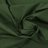 Coton uni vert foncé