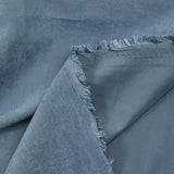Polyester effet cupro bleu baltique