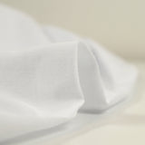 White cotton jersey