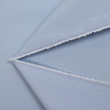 Popeline de coton technique déperlante bleu galet