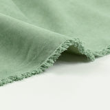 Green cupro effect polyester