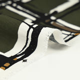 Khaki background viscose crêpe khaki background