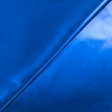 Satin duchesse stretch ciré bleu roi