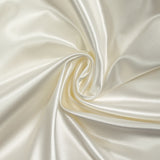 Satin duchesse stretch blanc cassé