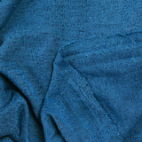 Maille fine flammée bleu