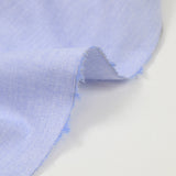 Chambray de coton bleu lavande