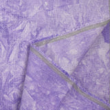 Lin viscose printed tie and dye purple