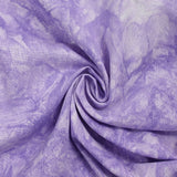Lin viscose printed tie and dye purple