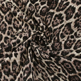 Wild leopard print cotton