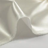 Satin duchesse stretch blanc cassé