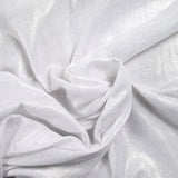 Voile de polycoton irisé blanc