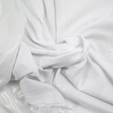 Voile de polycoton irisé blanc