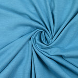 Jersey de coton bleu clair