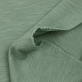 Jersey de coton flammé vert d'eau