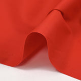 Popeline de coton technique déperlante coquelicot