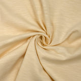 Jersey de coton flammé écru