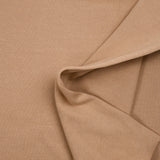 Jersey acanalado tubular pesado beige