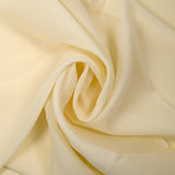 Crêpe georgette 100% soie ivoire