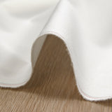 Twill de coton élasthanne blanc