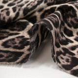 Wild leopard print cotton