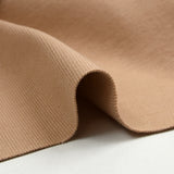 Jersey acanalado tubular pesado beige