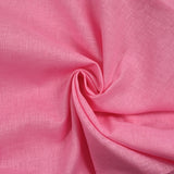 Lin and cotton plain pink candy