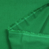 Lin et coton uni vert prairie