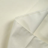 Sergé de lin et coton brillant blanc cassé