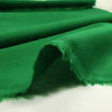 Lin et coton uni vert prairie