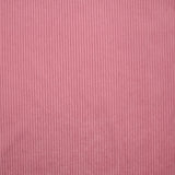Velours polyester côtelé rose