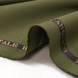 100% wool Super 110's khaki suit fabric