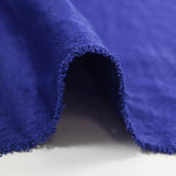 Crêpe envers satin bleu roi