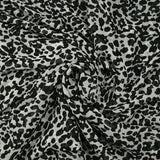 Mousseline imprimée animosité fond blanc