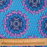 Cotton Ethnic Print Venlo Blue Background