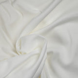 Jersey bord-côte tubulaire moyen blanc porcelaine