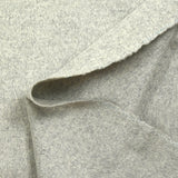 Fieltro mezcla de lana gris jaspeado claro