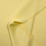 Satin de polyester Gina jaune beurre