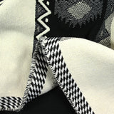 Jacquard de algodón caballo al galope fondo blanco